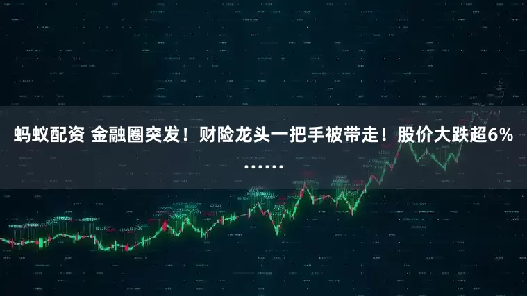 蚂蚁配资 金融圈突发！财险龙头一把手被带走！股价大跌超6%……