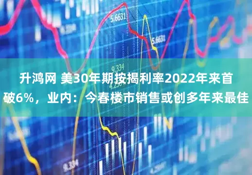 升鸿网 美30年期按揭利率2022年来首破6%，业内：今春楼市销售或创多年来最佳